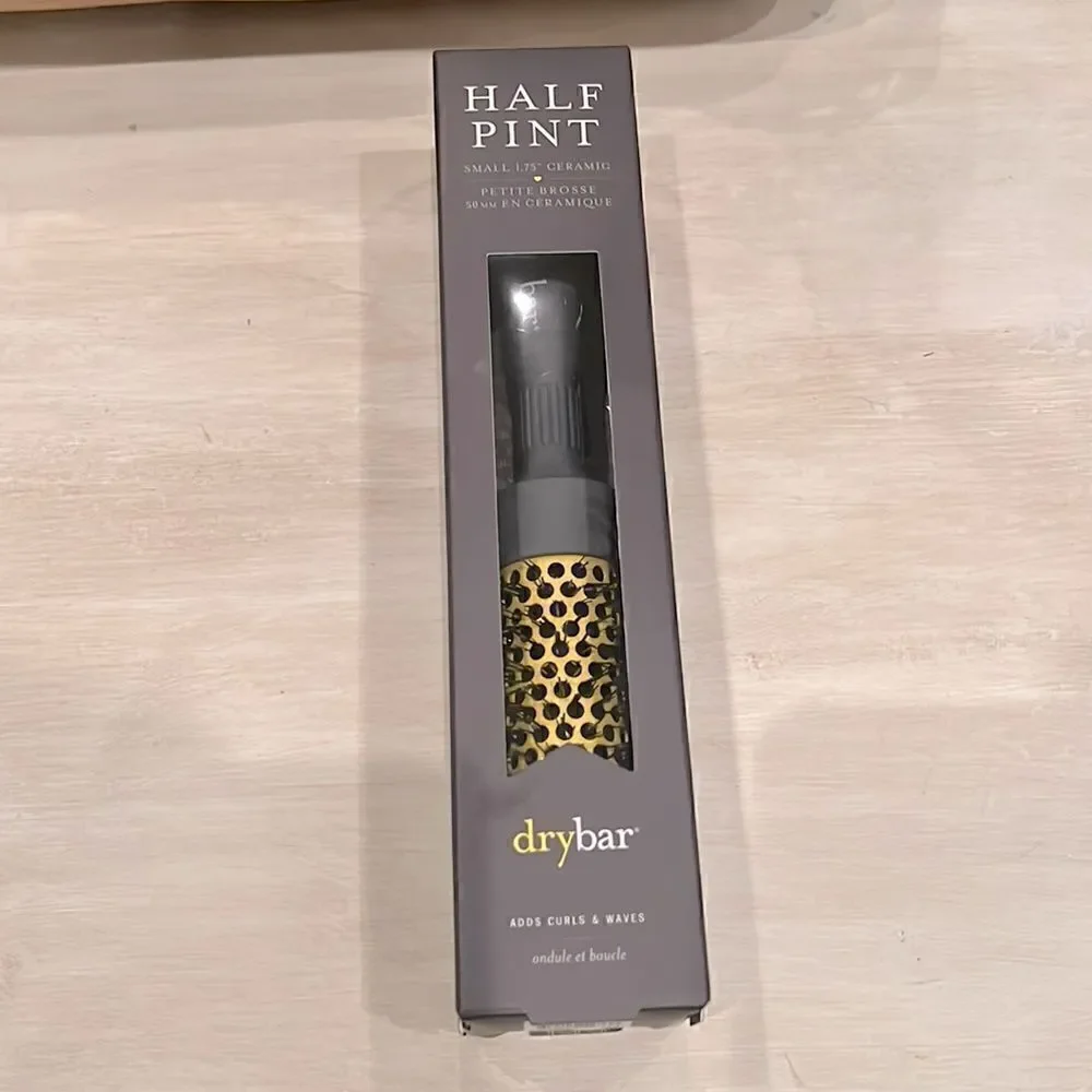 DRY BAR Half Pint Small Round Ceramic Brush 1.75'' vented ceramic barrel…